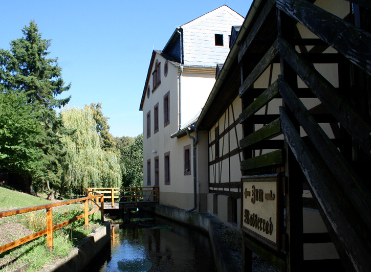 Außengelände Wetzelmühle - Beet